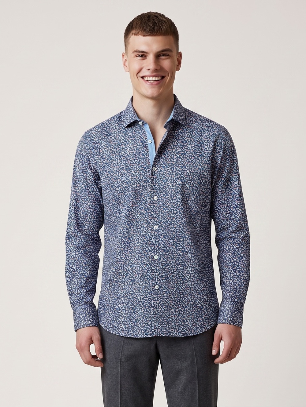 Original Penguin Heritage Slim Fit Button Down Shirt Men’s 16 34/35 cotton
